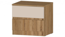 Тумба прикроватная Ленора, Дуб вотан/Кашемир