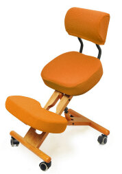 Коленный стул со спинкой Smartstool KW02B