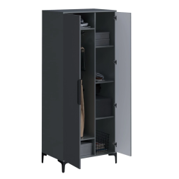 Шкаф 2-х створчатый Кимберли, Графит